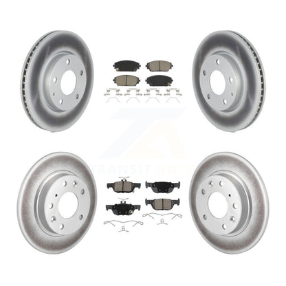 Coated Disc Rotors and Ceramic Brake Pads Kit-KGC-102253 - Kit.bestparts.ca