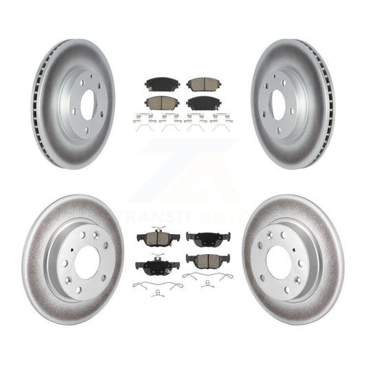 Coated Disc Rotors and Ceramic Brake Pads Kit-KGC-102254 - Kit.bestparts.ca