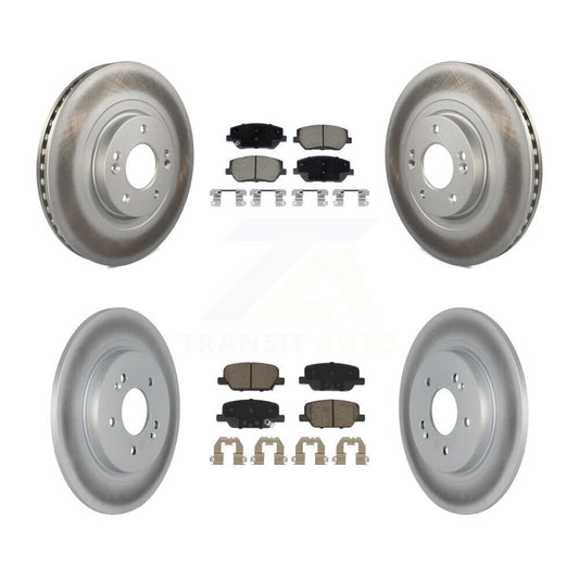 Coated Disc Rotors and Ceramic Brake Pads Kit-KGC-102255 - Kit.bestparts.ca