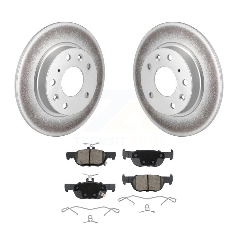 Coated Disc Rotors and Ceramic Brake Pads Kit-KGC-102264 - Kit.bestparts.ca