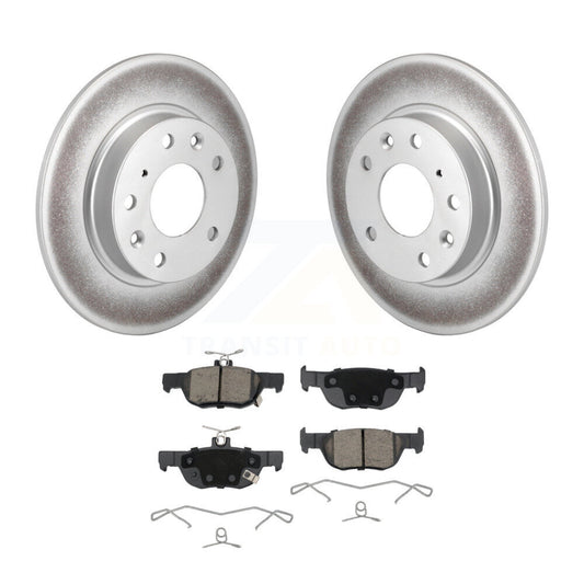 Coated Disc Rotors and Ceramic Brake Pads Kit-KGC-102264 - Kit.bestparts.ca