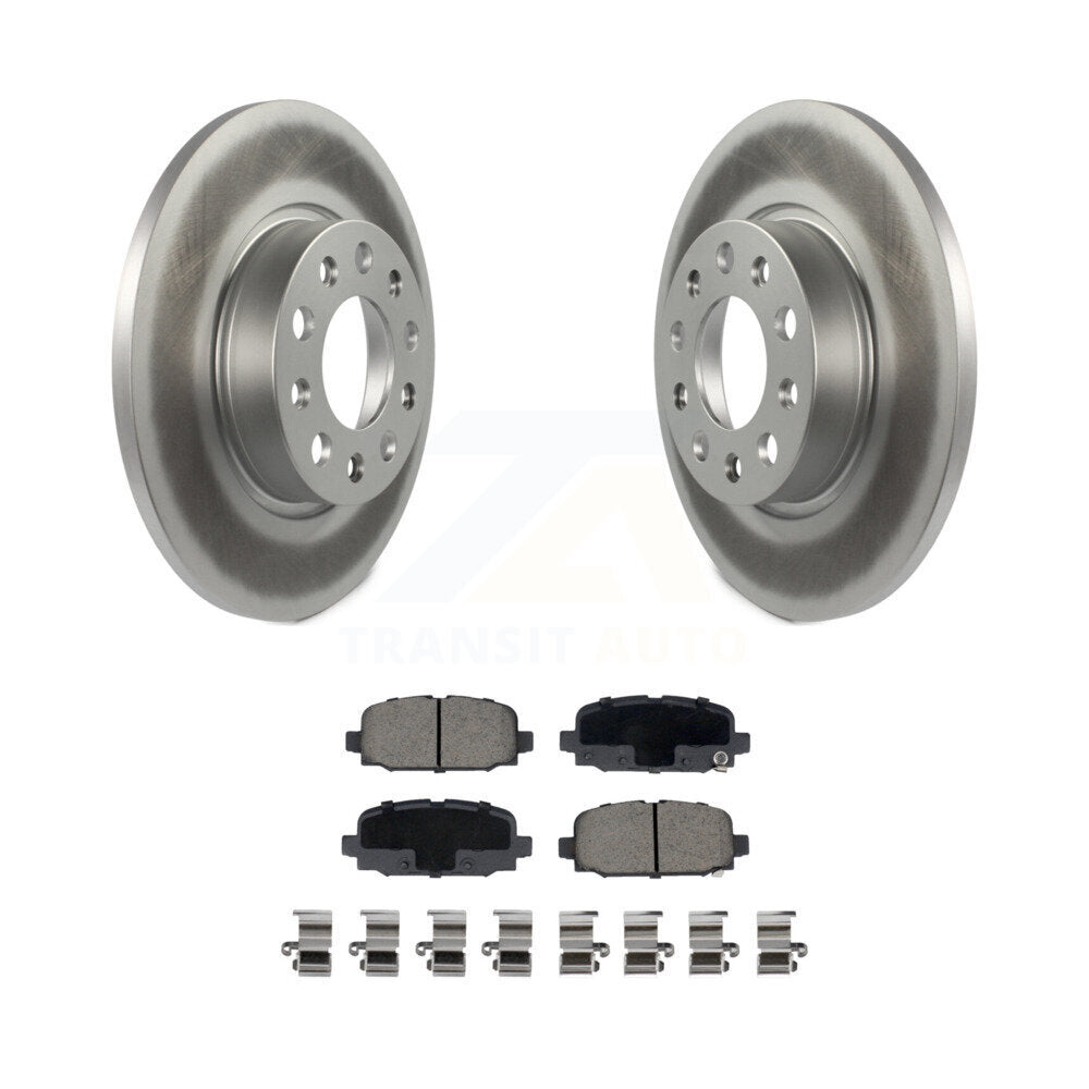 Coated Disc Rotors and Ceramic Brake Pads Kit-KGC-102265 - Kit.bestparts.ca
