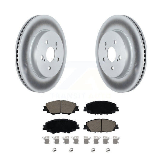 Coated Disc Rotors and Ceramic Brake Pads Kit-KGC-102269 - Kit.bestparts.ca