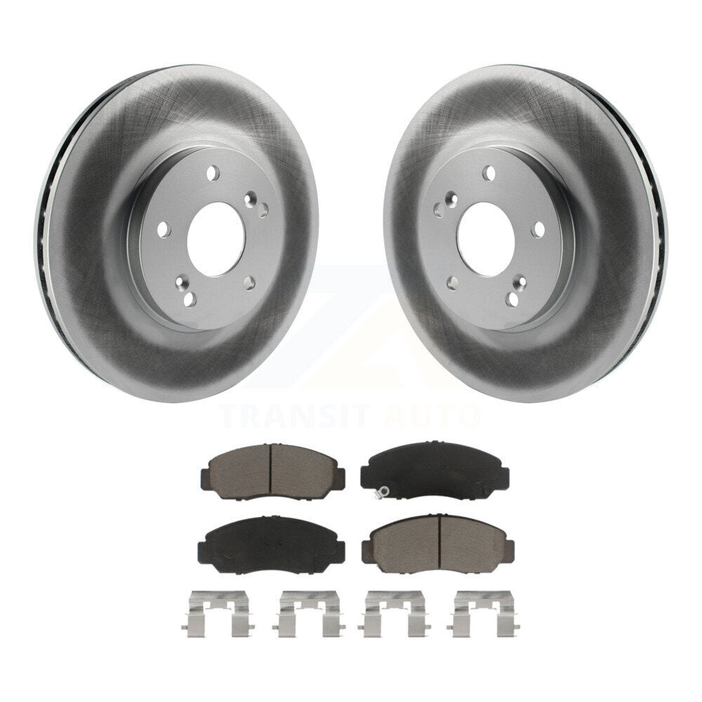 Coated Disc Rotors and Ceramic Brake Pads Kit-KGC-102270 - Kit.bestparts.ca