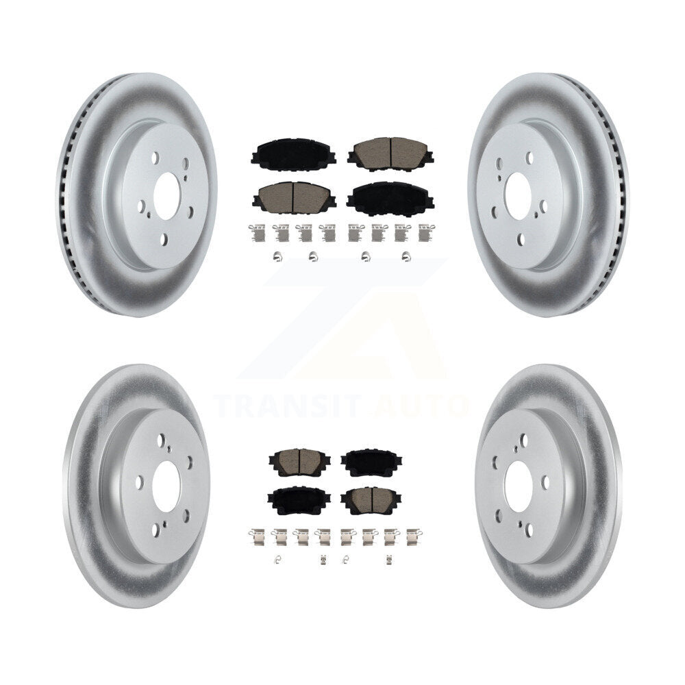 Disc Rotors and Ceramic Brake Pads Kit-KGC-102278 - Kit.bestparts.ca
