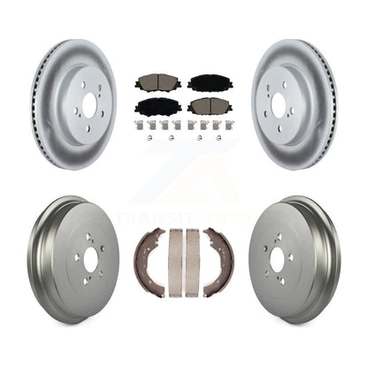 Coated Disc Rotors and Ceramic Brake Pads Kit-KGC-102284 - Kit.bestparts.ca