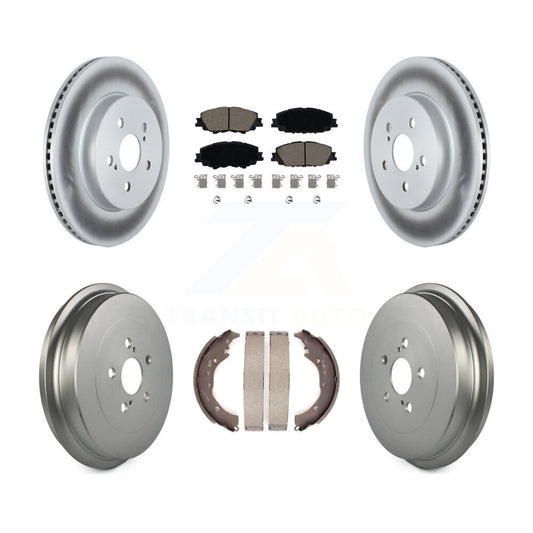 Coated Disc Rotors and Ceramic Brake Pads Kit-KGC-102284 - Kit.bestparts.ca