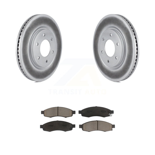 Coated Disc Rotors and Ceramic Brake Pads Kit-KGC-102293 - Kit.bestparts.ca