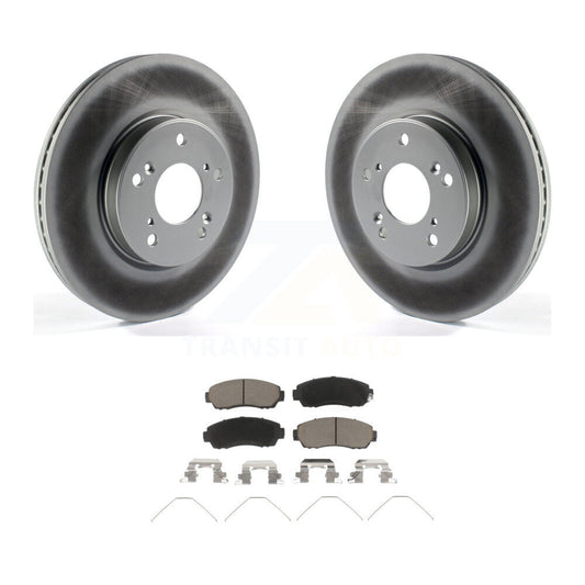 Coated Disc Rotors and Ceramic Brake Pads Kit-KGC-102297 - Kit.bestparts.ca