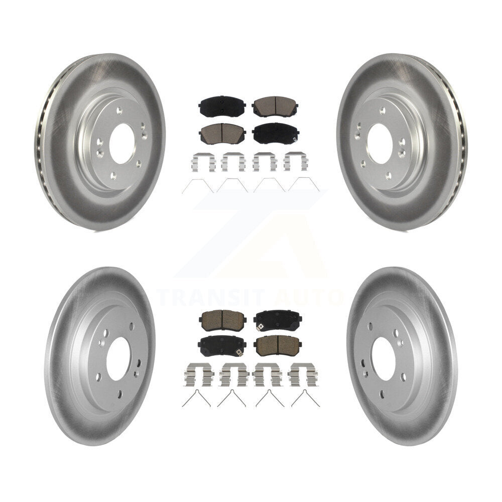 Coated Disc Rotors and Ceramic Brake Pads Kit-KGC-102305 - Kit.bestparts.ca Kit.bestparts.ca