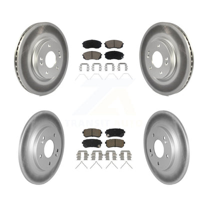 Coated Disc Rotors and Ceramic Brake Pads Kit-KGC-102305 - Kit.bestparts.ca