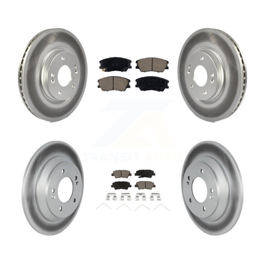 Coated Disc Rotors and Ceramic Brake Pads Kit-KGC-102310 - Kit.bestparts.ca