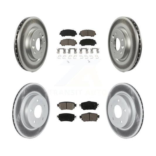 Coated Disc Rotors and Ceramic Brake Pads Kit-KGC-102323 - Kit.bestparts.ca