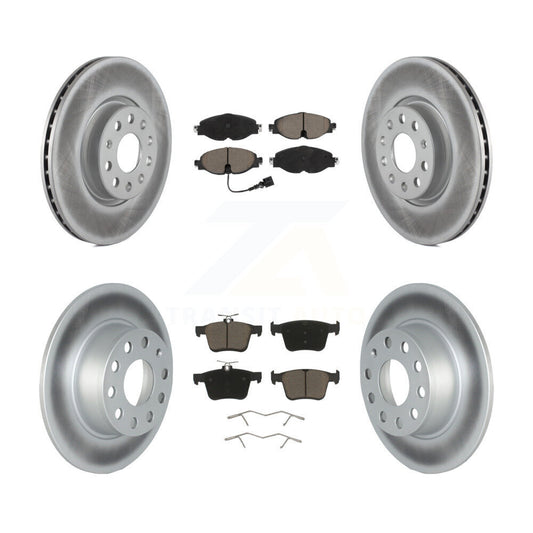 Coated Disc Rotors and Ceramic Brake Pads Kit-KGC-102325 - Kit.bestparts.ca