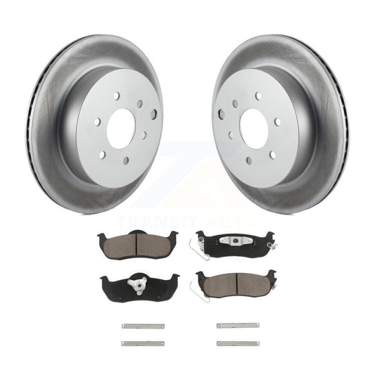 Coated Disc Rotors and Ceramic Brake Pads Kit-KGC-102335 - Kit.bestparts.ca