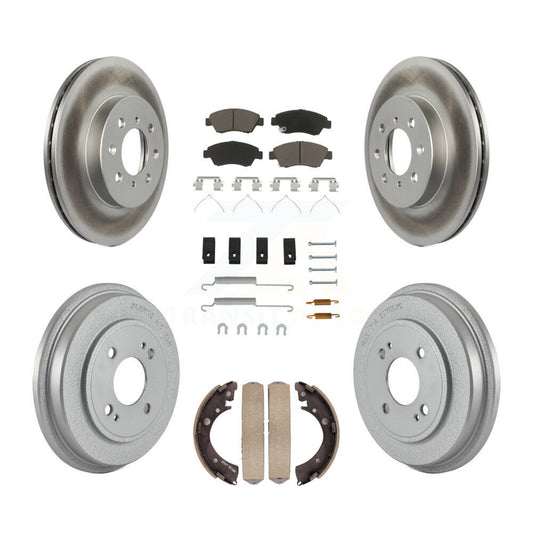 Coated Disc Rotors and Ceramic Brake Pads Kit-KGC-102337 - Kit.bestparts.ca