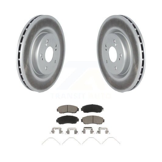 Coated Disc Rotors and Ceramic Brake Pads Kit-KGC-102347 - Kit.bestparts.ca