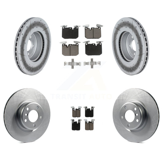 Coated Disc Rotors and Ceramic Brake Pads Kit-KGC-102368 - Kit.bestparts.ca