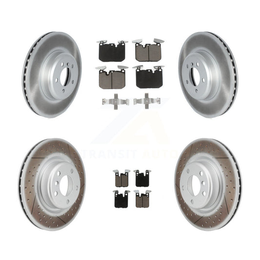 Coated Disc Rotors and Ceramic Brake Pads Kit-KGC-102371 - Kit.bestparts.ca