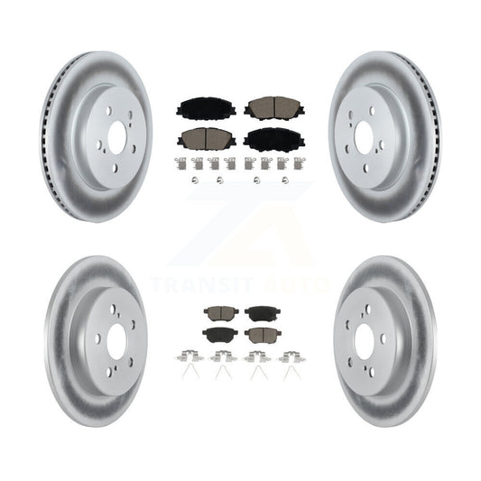 Disc Rotors and Ceramic Brake Pads Kit-KGC-102373 - Kit.bestparts.ca