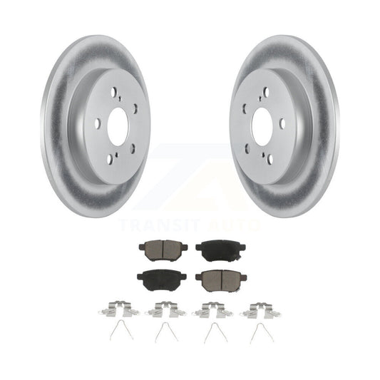 Coated Disc Rotors and Ceramic Brake Pads Kit-KGC-102387 - Kit.bestparts.ca