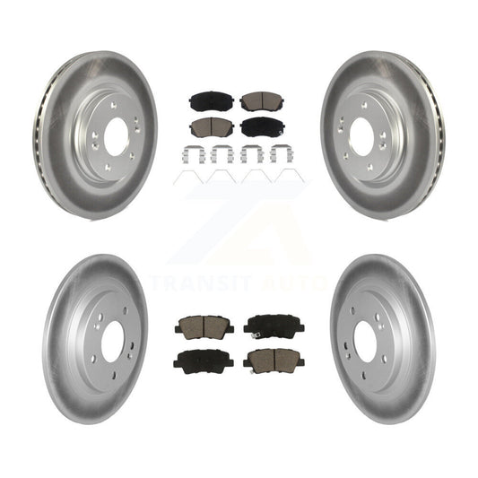 Coated Disc Rotors and Ceramic Brake Pads Kit-KGC-102405 - Kit.bestparts.ca