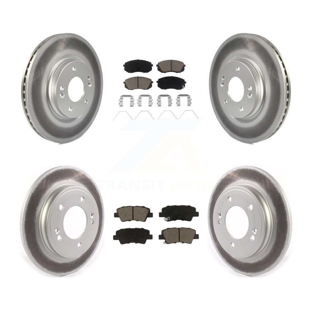 Coated Disc Rotors and Ceramic Brake Pads Kit-KGC-102409 - Kit.bestparts.ca Kit.bestparts.ca