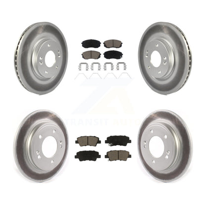 Coated Disc Rotors and Ceramic Brake Pads Kit-KGC-102409 - Kit.bestparts.ca