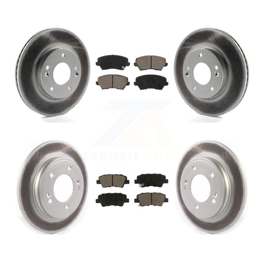 Coated Disc Rotors and Ceramic Brake Pads Kit-KGC-102410 - Kit.bestparts.ca