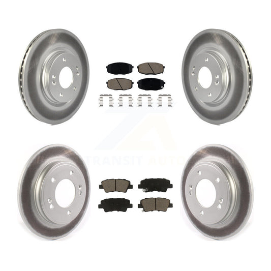 Coated Disc Rotors and Ceramic Brake Pads Kit-KGC-102412 - Kit.bestparts.ca