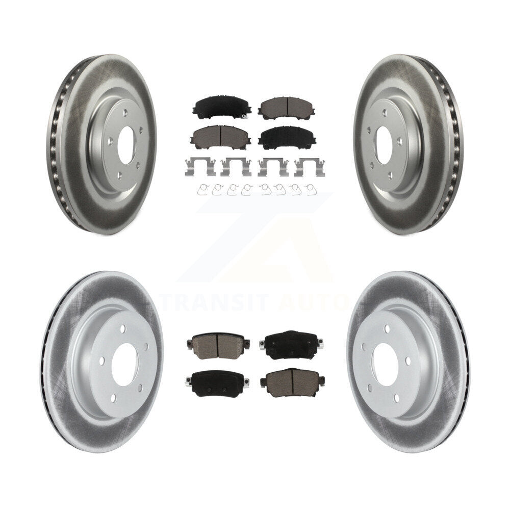 Coated Disc Rotors and Ceramic Brake Pads Kit-KGC-102420 - Kit.bestparts.ca Kit.bestparts.ca