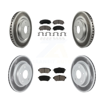 Coated Disc Rotors and Ceramic Brake Pads Kit-KGC-102420 - Kit.bestparts.ca