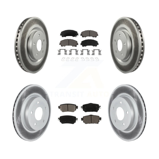Coated Disc Rotors and Ceramic Brake Pads Kit-KGC-102420 - Kit.bestparts.ca