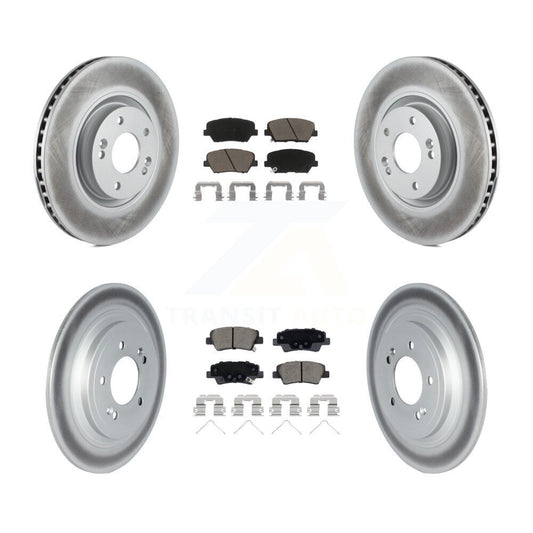 coated disc rotors and ceramic brake pads-kgc-102421 - Kit.bestparts.ca
