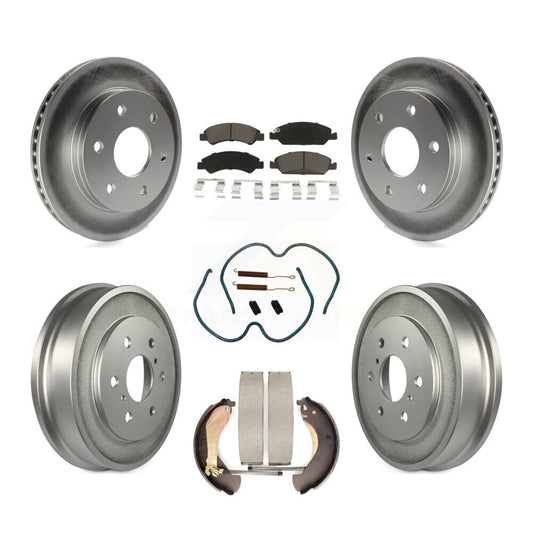 Coated Disc Rotors and Ceramic Brake Pads Kit-KGC-102430 - Kit.bestparts.ca