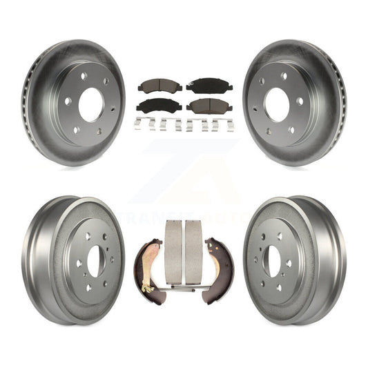 Coated Disc Rotors and Ceramic Brake Pads Kit-KGC-102431 - Kit.bestparts.ca