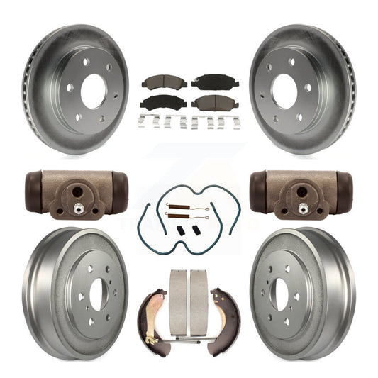 Coated Disc Rotors and Ceramic Brake Pads Kit-KGC-102432 - Kit.bestparts.ca