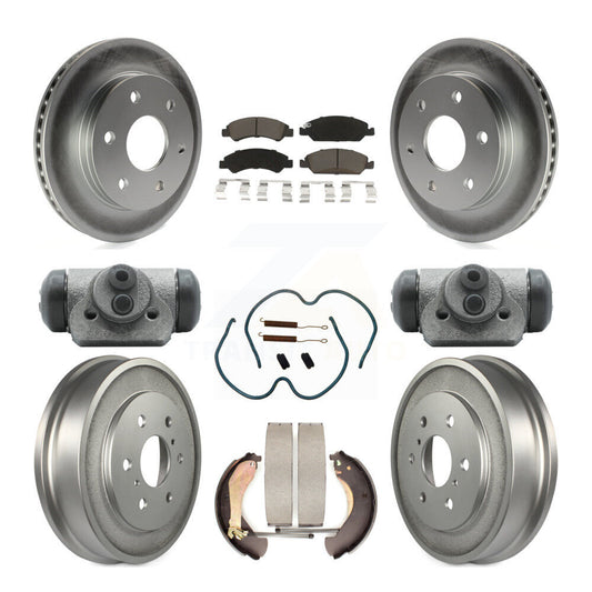 Coated Disc Rotors and Ceramic Brake Pads Kit-KGC-102433 - Kit.bestparts.ca