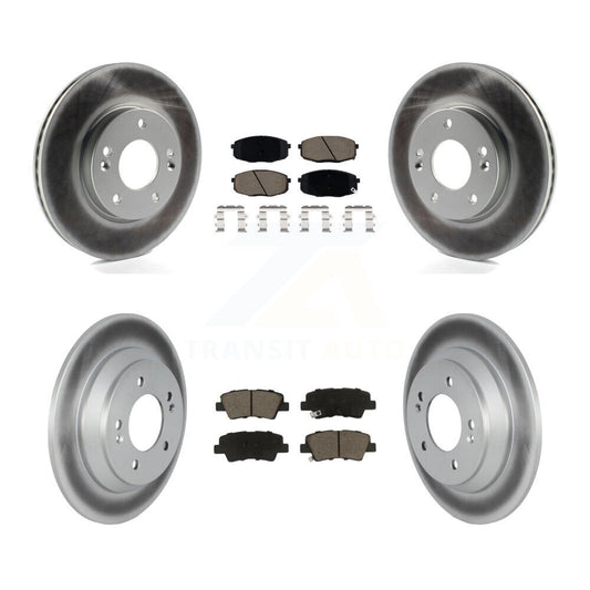 Coated Disc Rotors and Ceramic Brake Pads Kit-KGC-102451 - Kit.bestparts.ca
