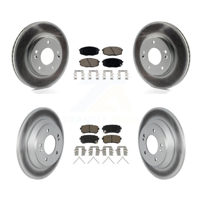 Coated Disc Rotors and Ceramic Brake Pads Kit-KGC-102452 - Kit.bestparts.ca