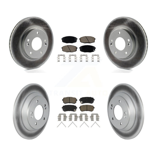 Coated Disc Rotors and Ceramic Brake Pads Kit-KGC-102452 - Kit.bestparts.ca