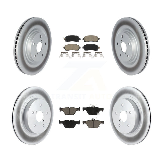 Coated Disc Rotors and Ceramic Brake Pads Kit-KGC-102471 - Kit.bestparts.ca