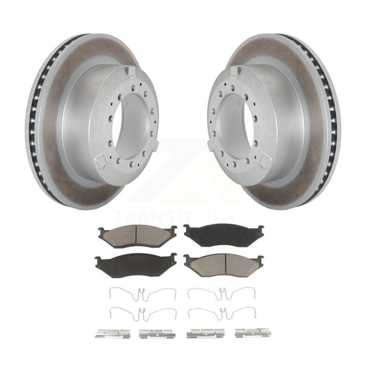 Coated Disc Rotors and Ceramic Brake Pads Kit-KGC-102478 - Kit.bestparts.ca