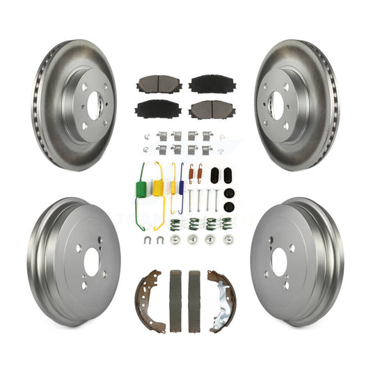 Coated Disc Rotors and Ceramic Brake Pads Kit-KGC-102481 - Kit.bestparts.ca