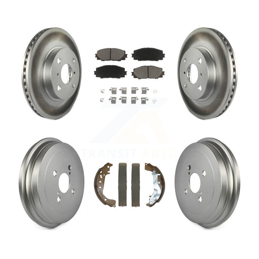 Coated Disc Rotors and Ceramic Brake Pads Kit-KGC-102482 - Kit.bestparts.ca