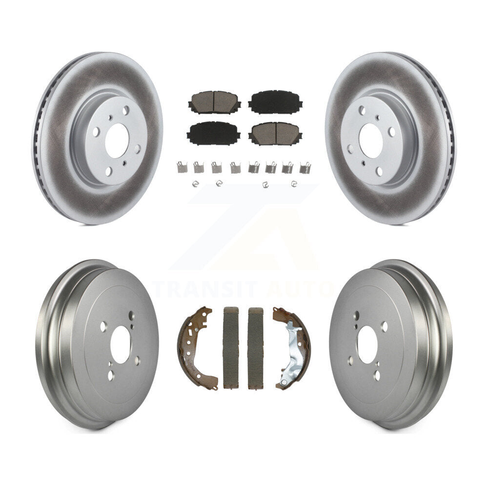 Coated Disc Rotors and Ceramic Brake Pads Kit-KGC-102483 - Kit.bestparts.ca