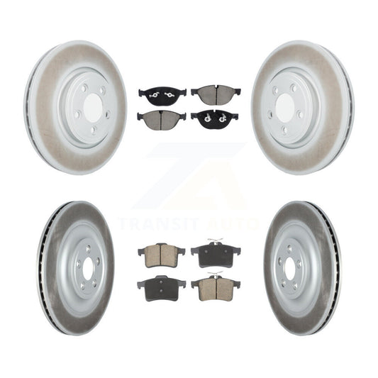 Coated Disc Rotors and Ceramic Brake Pads Kit-KGC-102495 - Kit.bestparts.ca