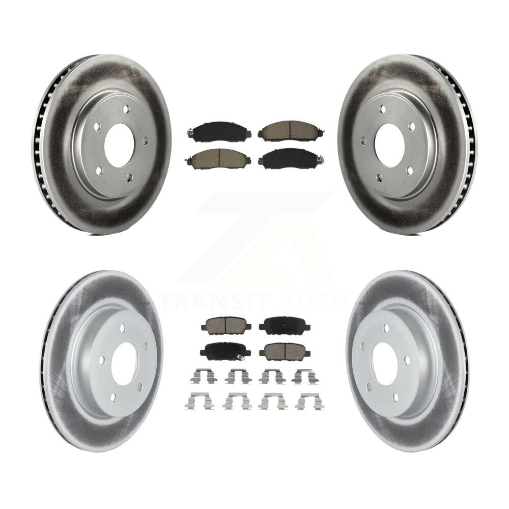Coated Disc Rotors and Ceramic Brake Pads Kit-KGC-102504 Kit.bestparts.ca