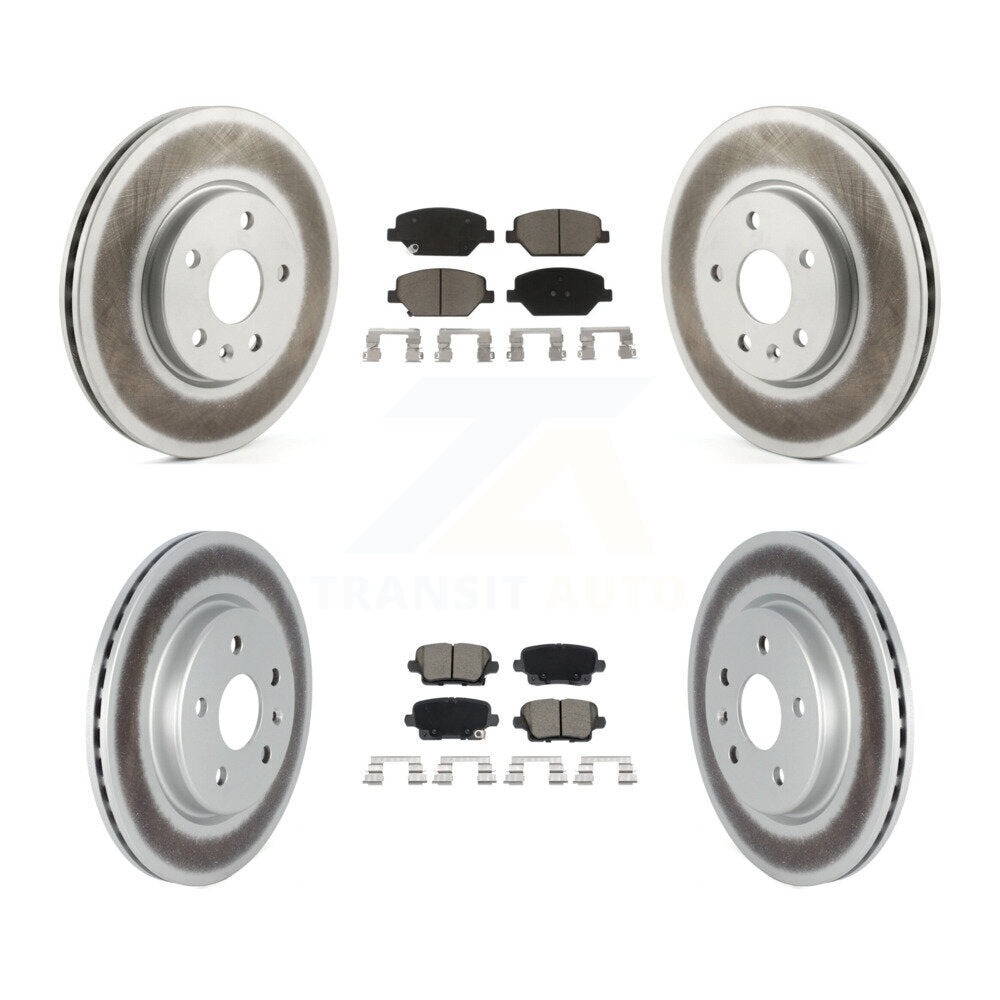 Disc Rotors and Ceramic Brake Pads Kit-KGC-102516 - Kit.bestparts.ca