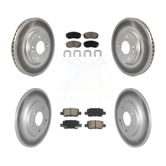 Coated Disc Rotors and Ceramic Brake Pads Kit-KGC-102521 - Kit.bestparts.ca